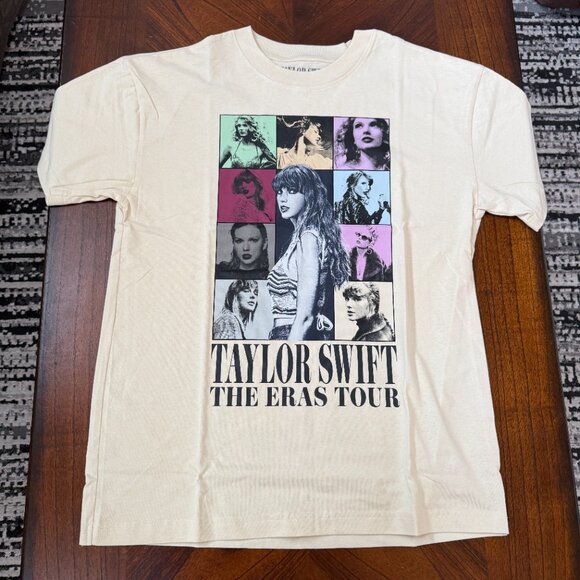 Taylor Swift | The Eras Tour Beige Album 2 lines T-Shirt - Picture 7 of 15